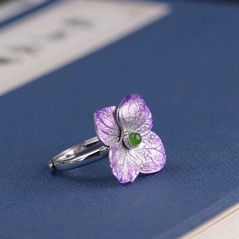 ハナミズキのリング - 自然の美しさを指先に届け R440