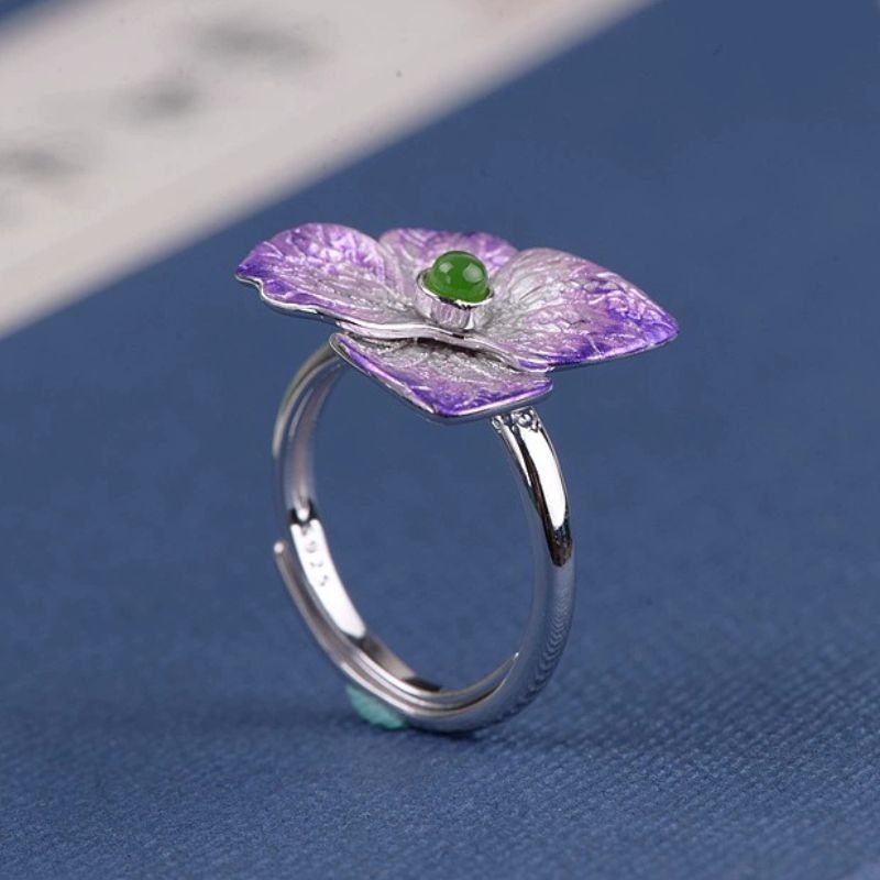 ハナミズキのリング - 自然の美しさを指先に届け R440