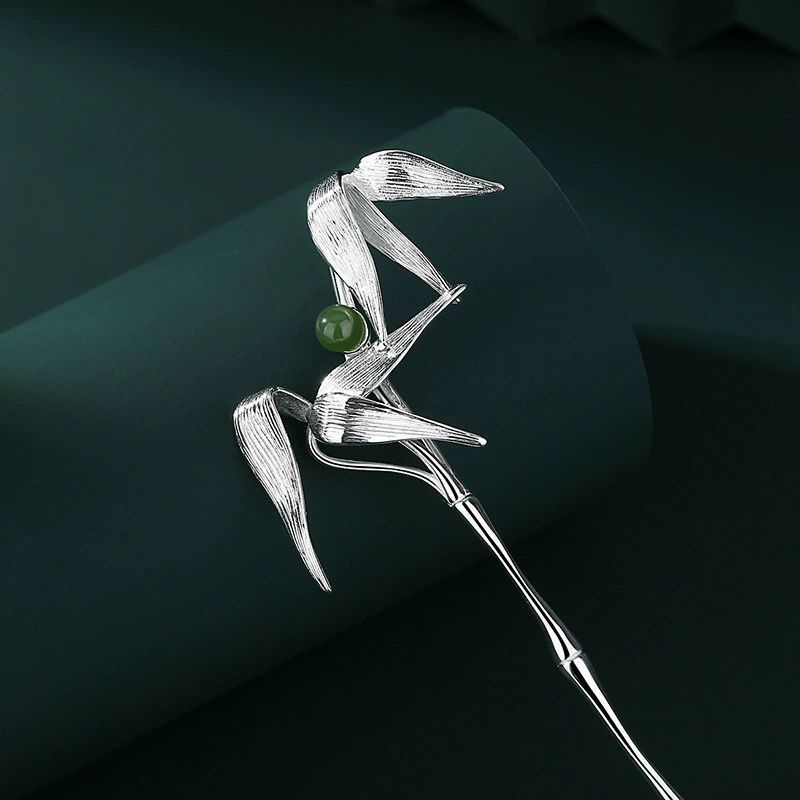 竹のかんざし - 自然の息吹を感じさせる一品 K210