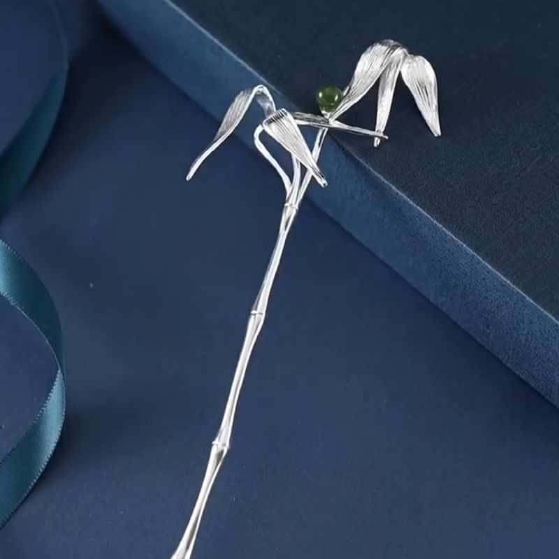 竹のかんざし - 自然の息吹を感じさせる一品 K210