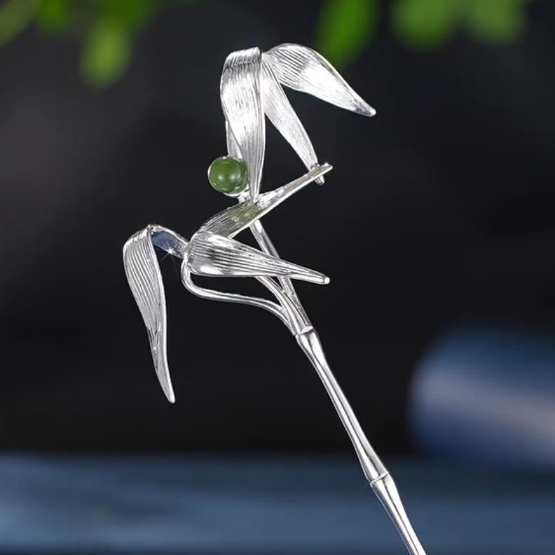 竹のかんざし - 自然の息吹を感じさせる一品 K210