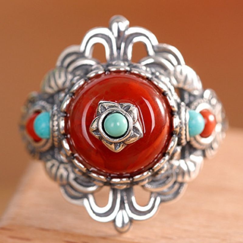 瑪瑙のリング - どんな装いにもエレガントさを添える R452