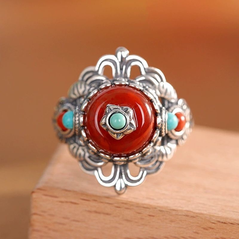 瑪瑙のリング - どんな装いにもエレガントさを添える R452