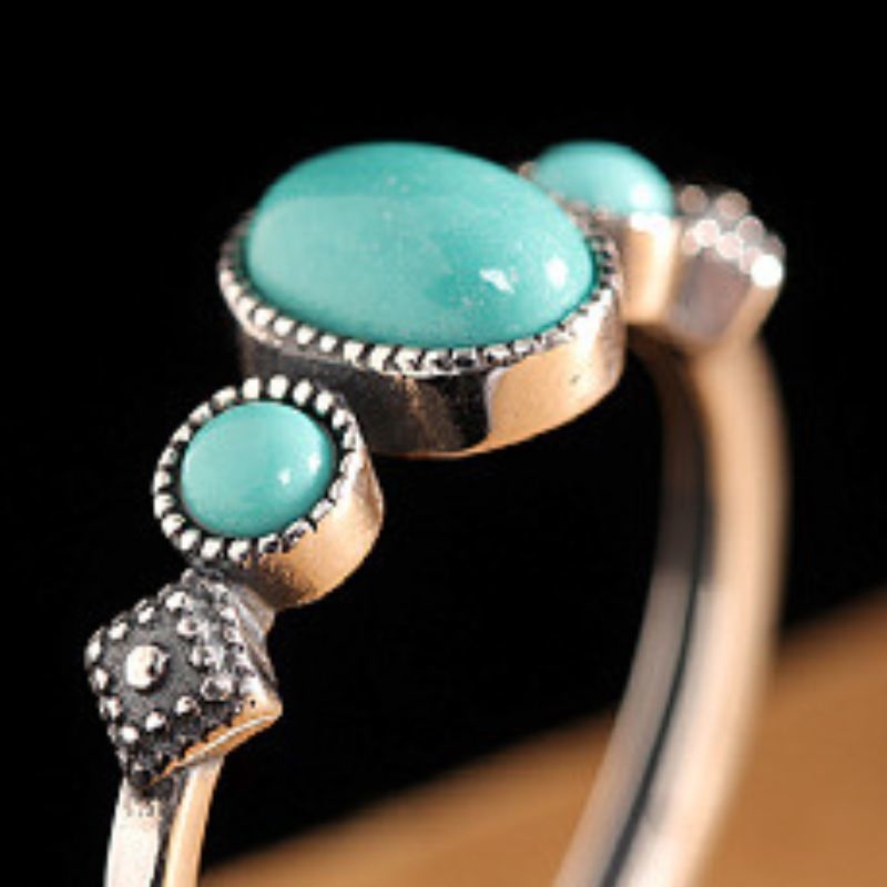 トルコ石のリング - 日常のさりげないアクセントとして R453