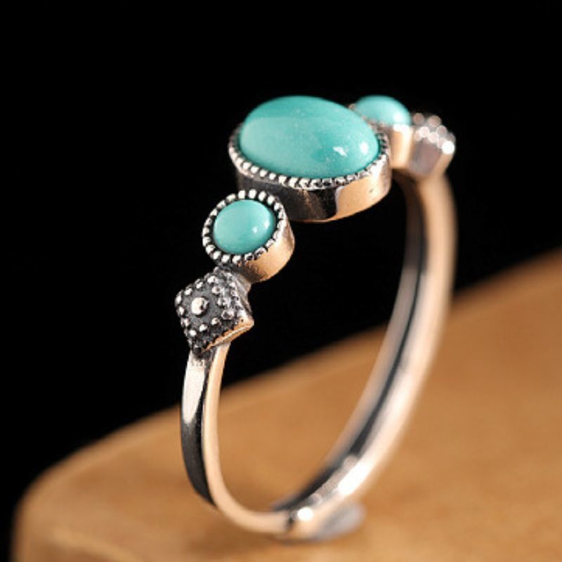 トルコ石のリング - 日常のさりげないアクセントとして R453