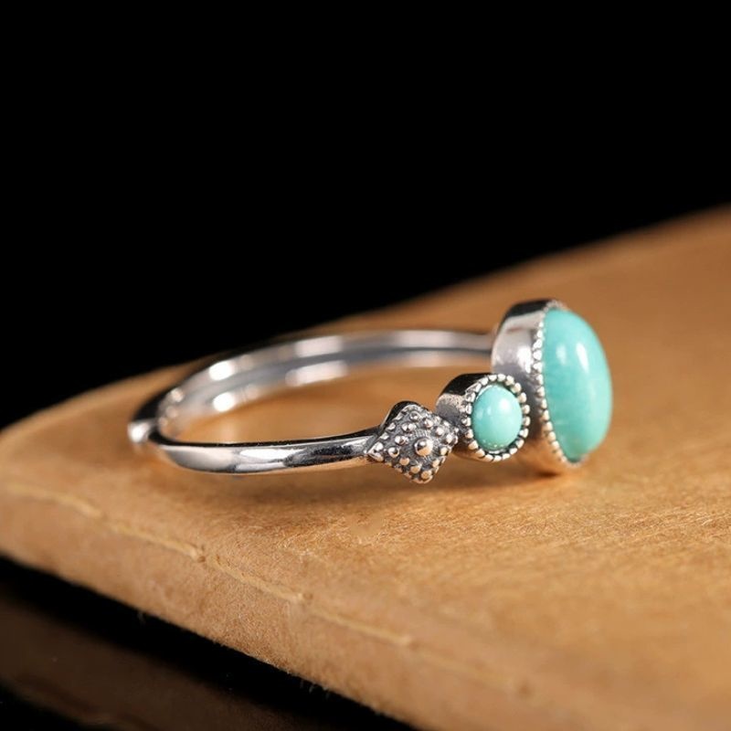 トルコ石のリング - 日常のさりげないアクセントとして R453