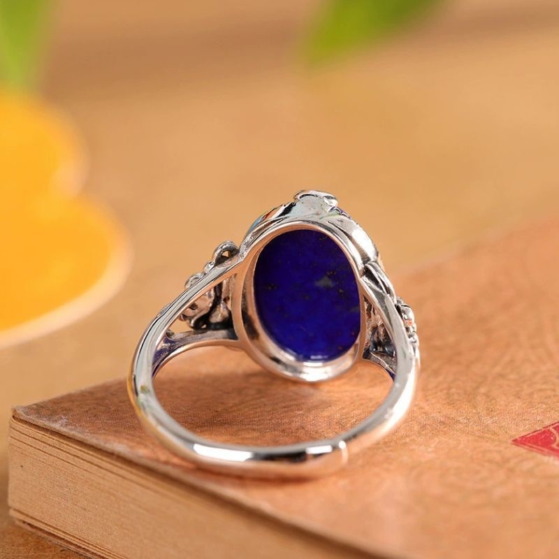 ラピスラズリのリング - あなたの手元を華やかに彩る R458