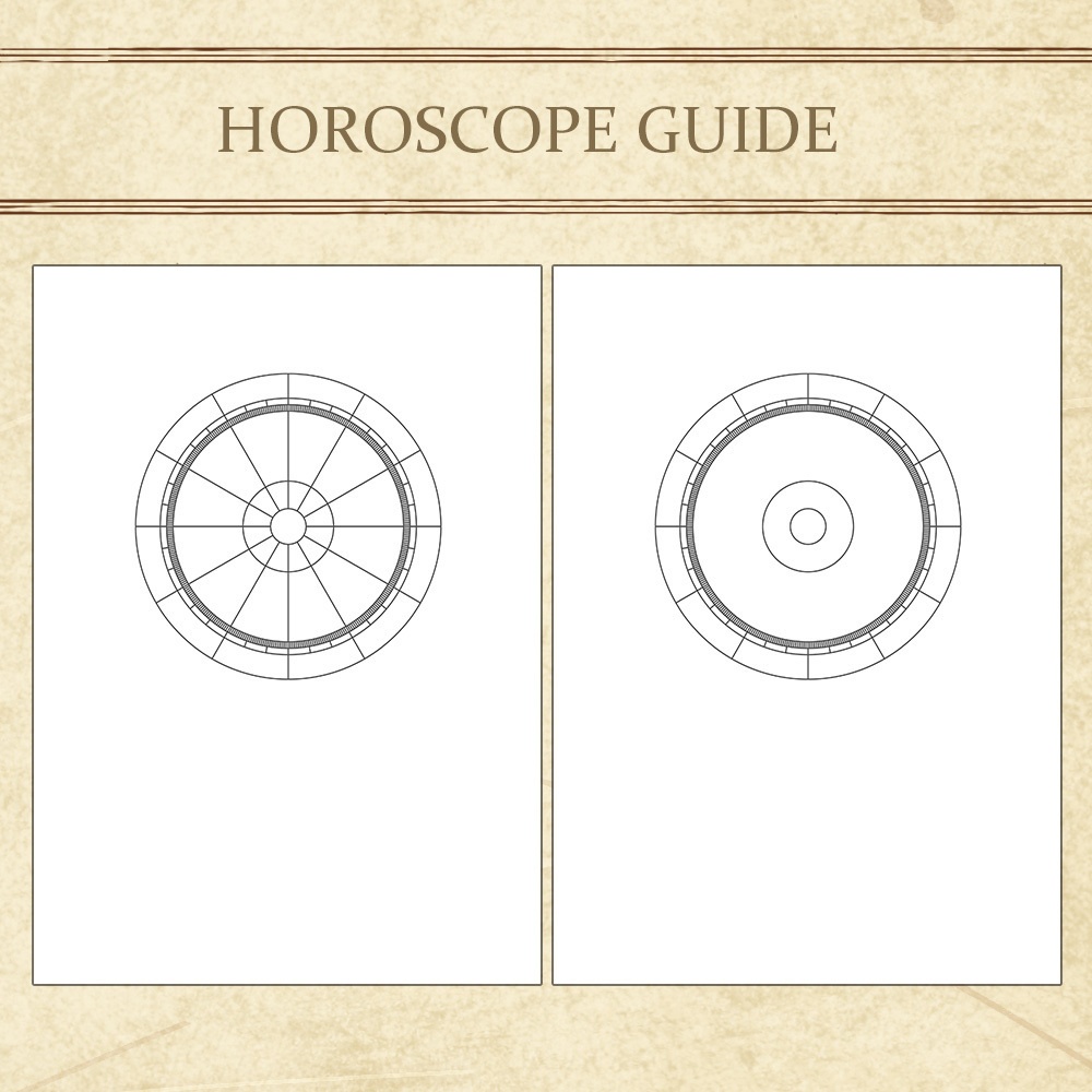 ホロスコープ用のガイド お試し版 夜と満月 Booth