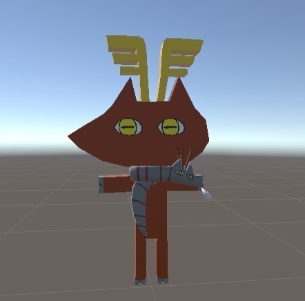 シカ（ヤギ）アバターとシカ（ヤギ）マフラー for ポテトのアトリエ