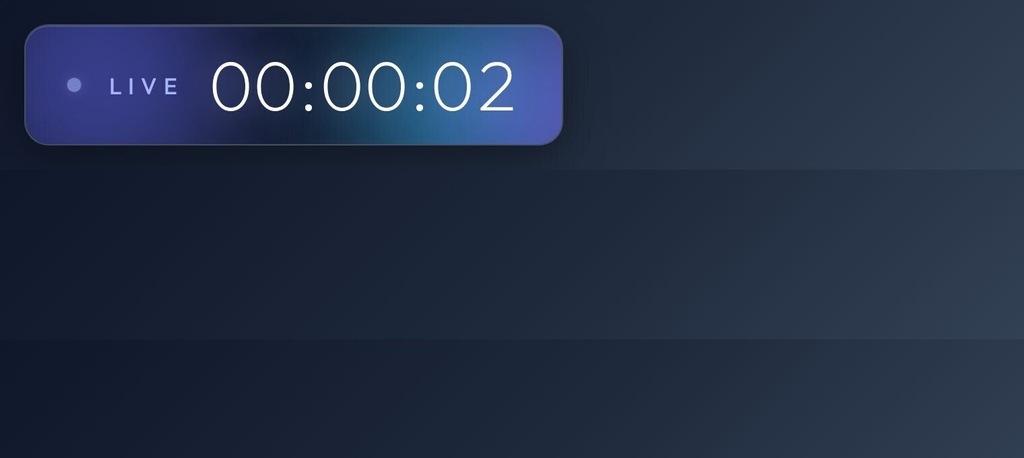 【OBS配信ウィジェット】Stream Timer ─ 配信タイマー(開始待ちカウントダウン→経過時間へ自動切替)