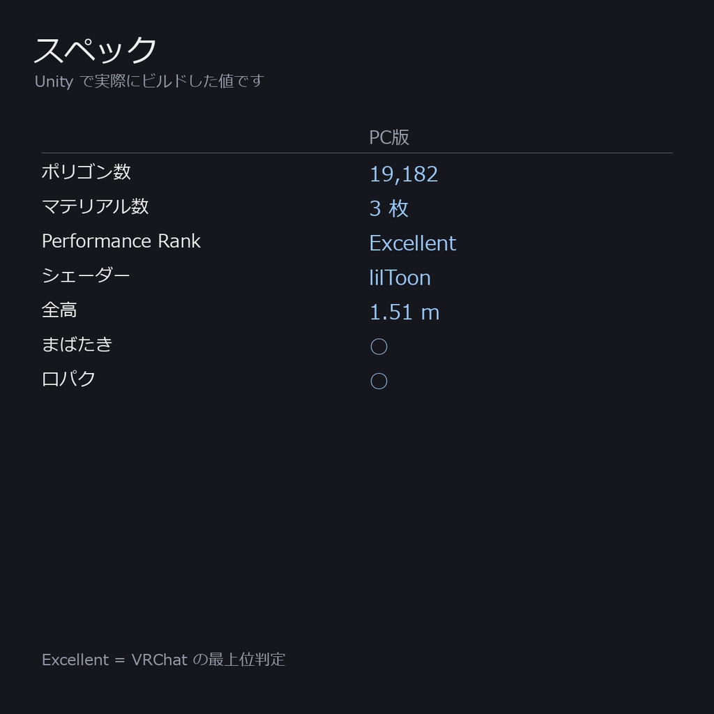 トイ|VRChatアバター PC限定 v1.0