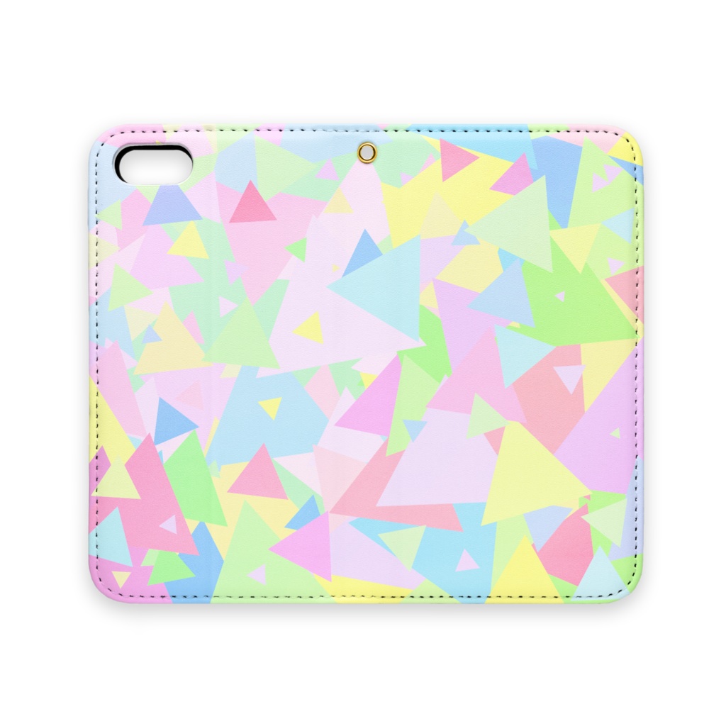 【iPhone】まあぶるさんかく手帳型スマホケース(ベルトなし)