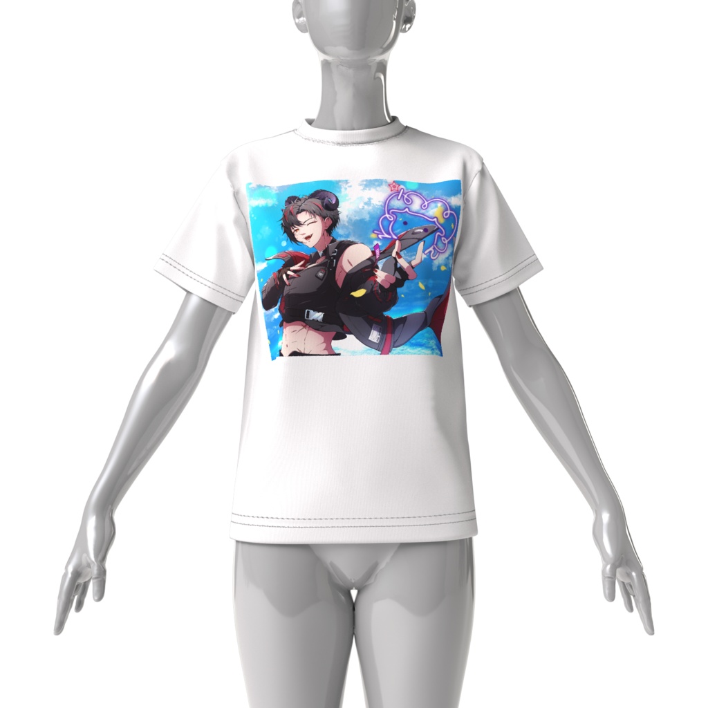 【宮崎ねおん】怪獣の花唄 ビッグシルエットTシャツ