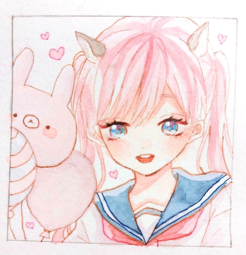 ケモ耳ミニ原画