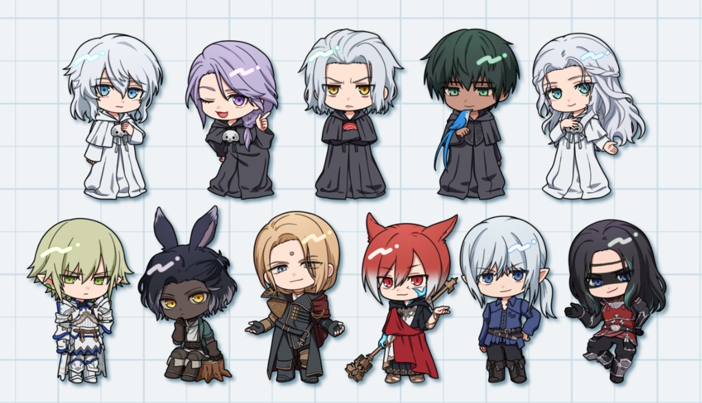 【FF14】アクリルスタンド【非公式】