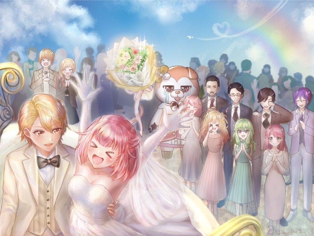 司えむ結婚式アクリルパネル