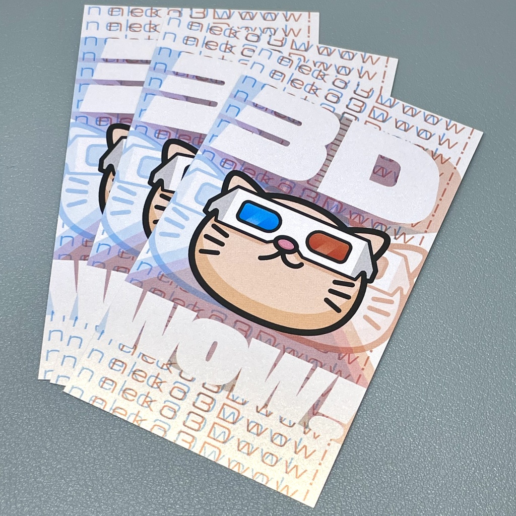 3DWOW!|メッセージカード