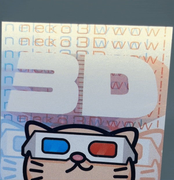 3DWOW!|メッセージカード