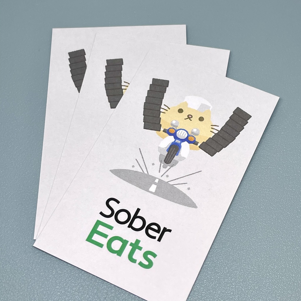 Sober Eats|メッセージカード