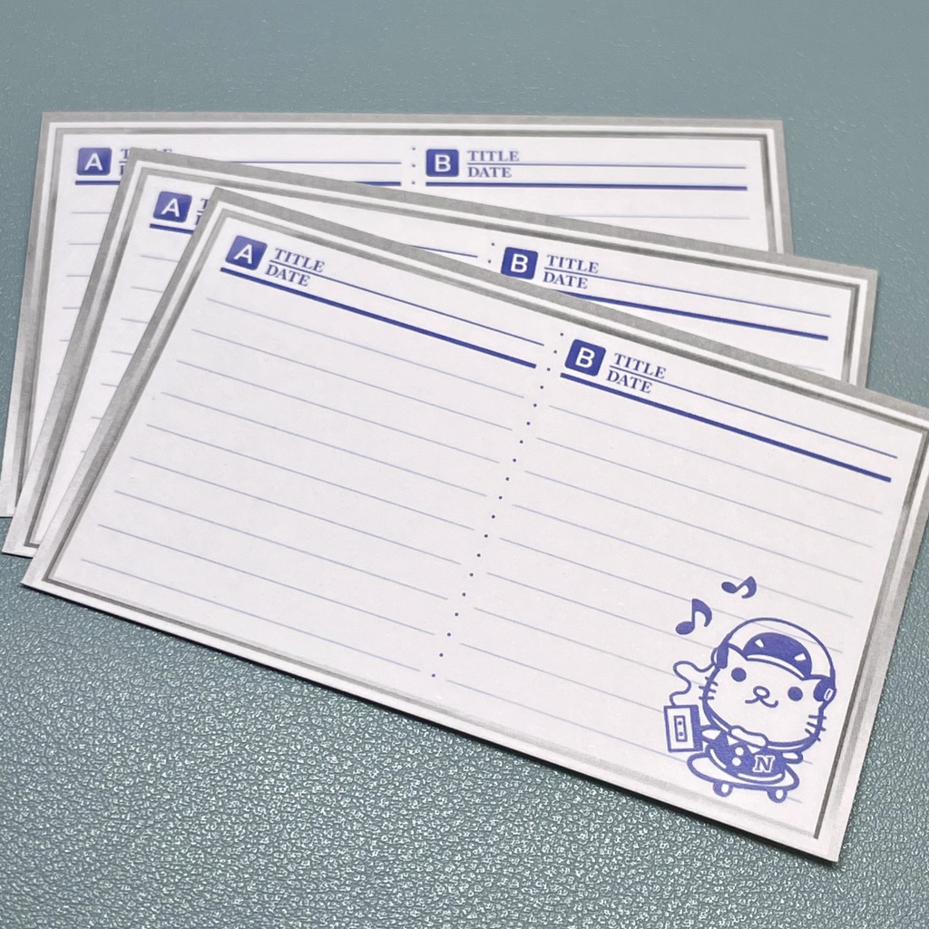 ネコ80's カセットテープ風vol.2|メッセージカード