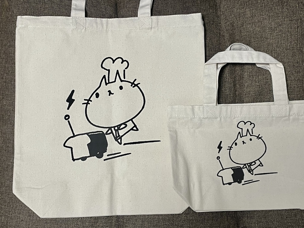 食パンラジコン追いしネコパン師匠|トートバッグ