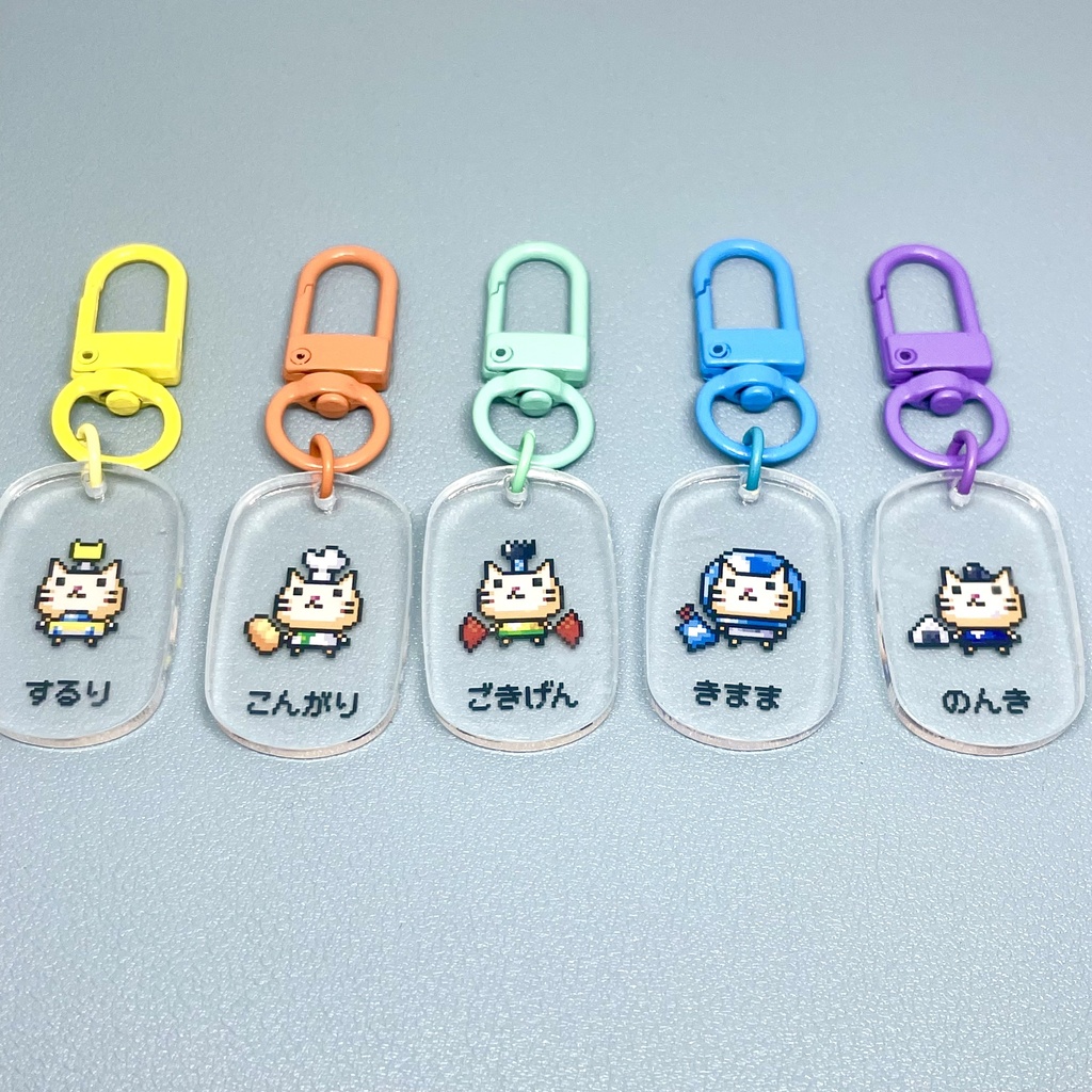 ドットネコキャラ|アクキー
