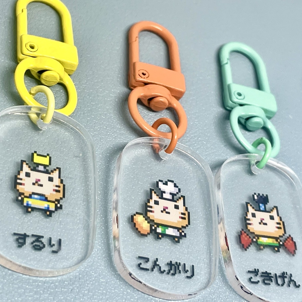 ドットネコキャラ|アクキー