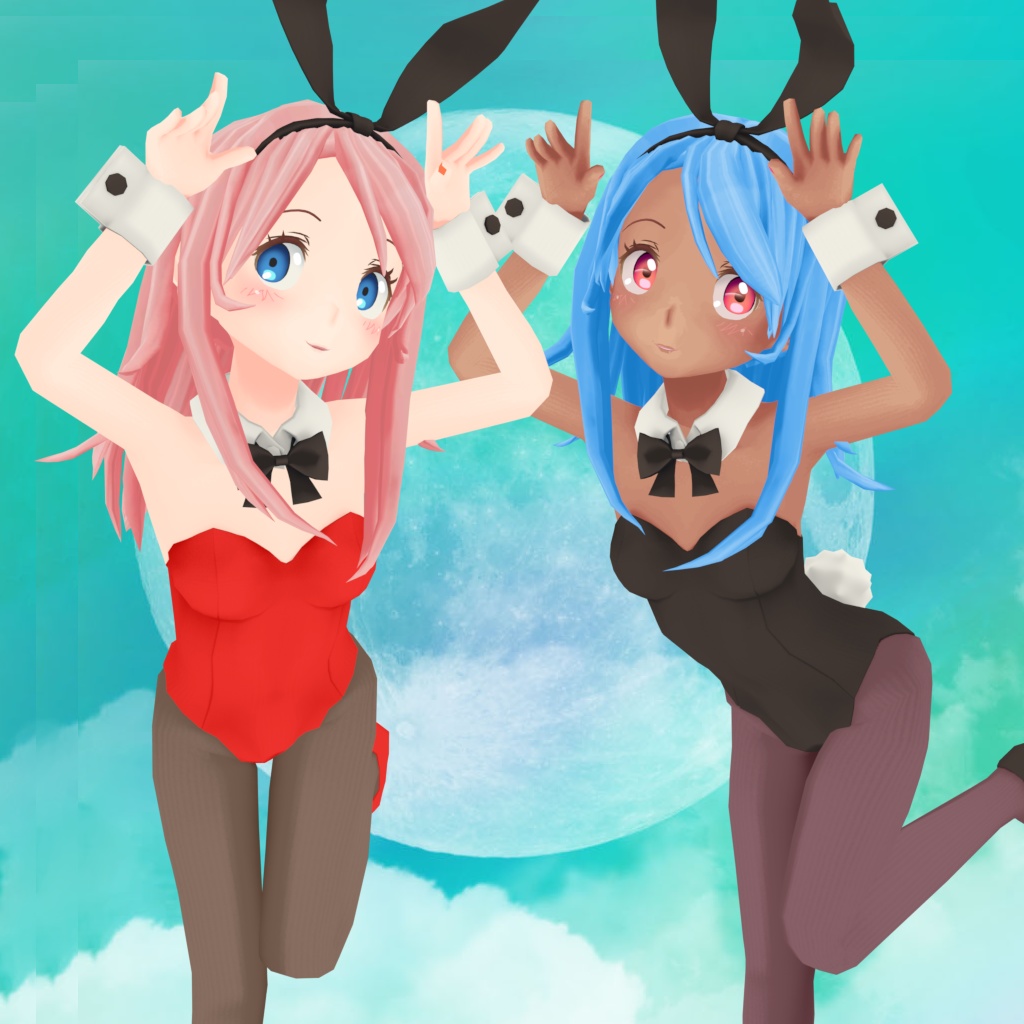 【セシル変身3Dモデル】 セシルちゃんうさぎ