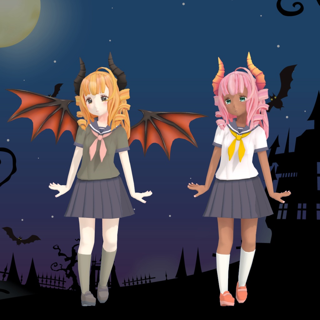 【セシル変身3Dモデル】 つのセシルちゃん