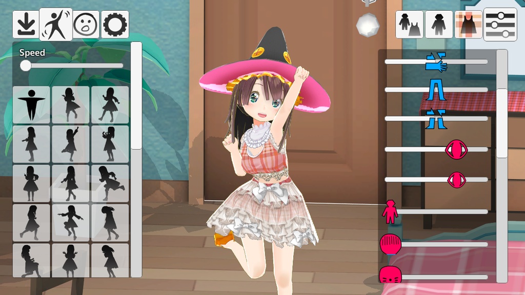 【無限っぽくアバター自動生成できる MUGEN Avatar Dress Girls version】