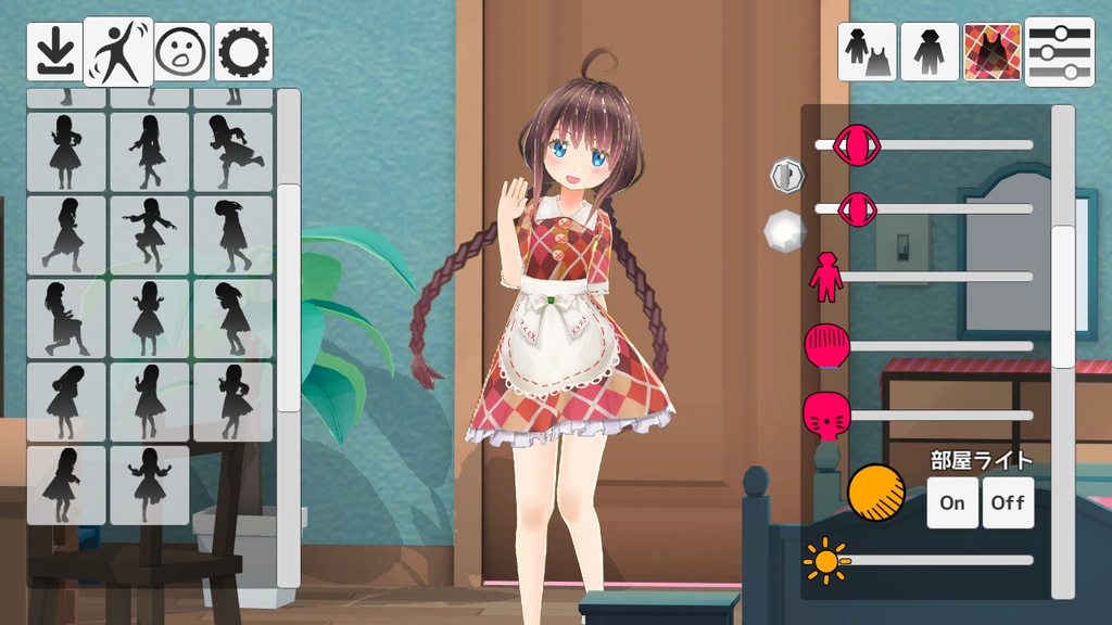 【無限っぽくアバター自動生成できる MUGEN Avatar Dress Girls version】