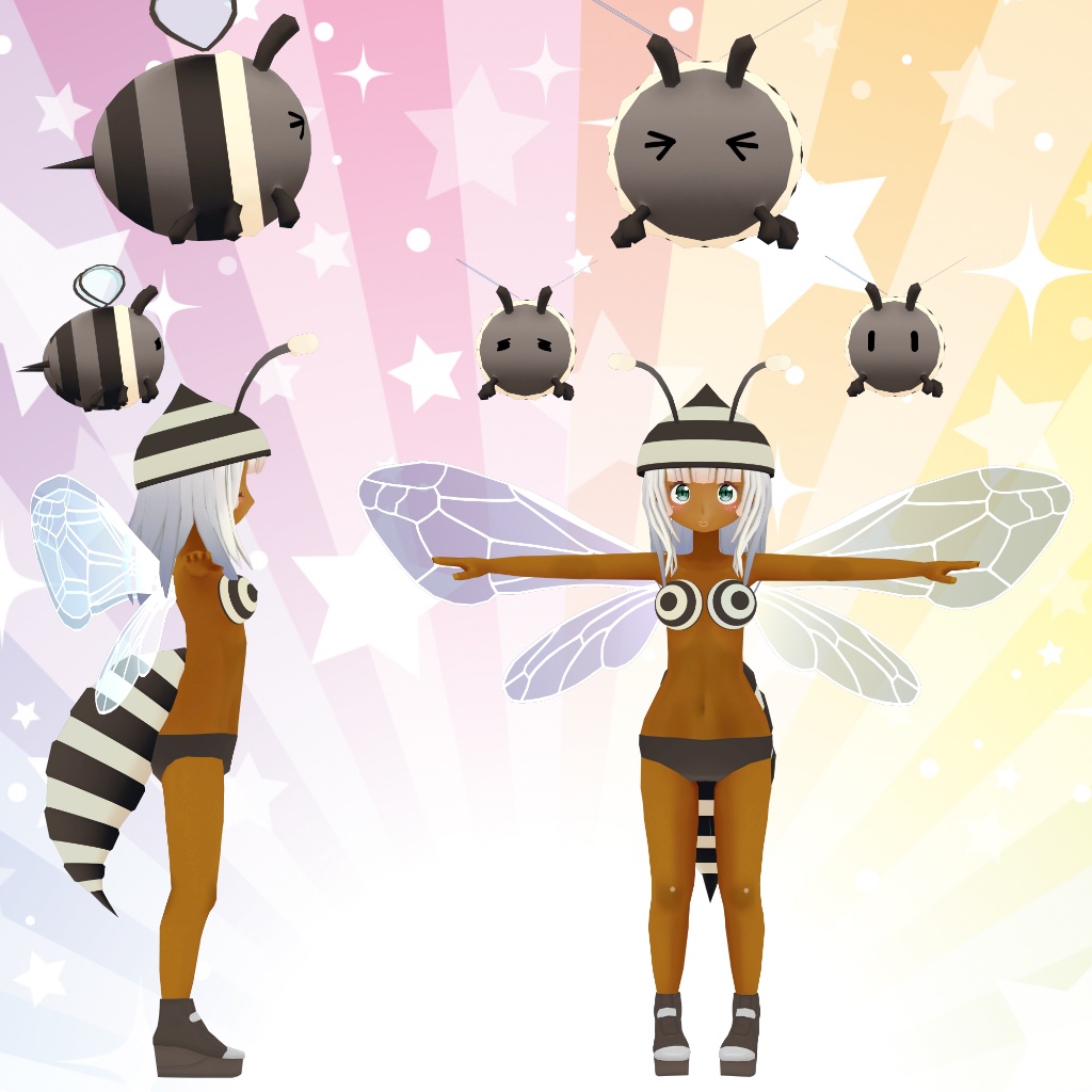 めっちゃアバターシリーズ001 ハチ | Metcha Avatar series 001 - Worker Bees & Dynamite