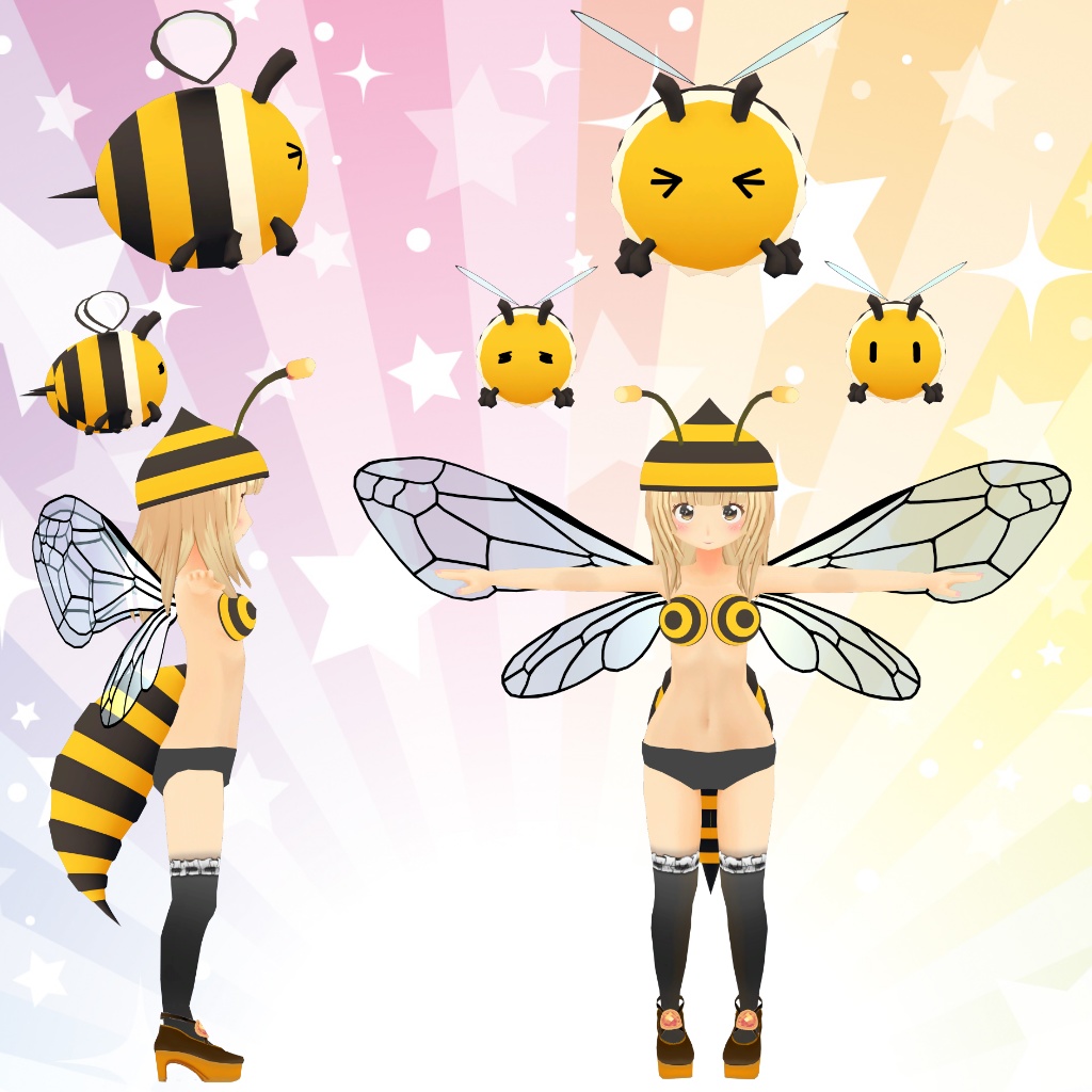 めっちゃアバターシリーズ001 ハチ | Metcha Avatar series 001 - Worker Bees & Dynamite