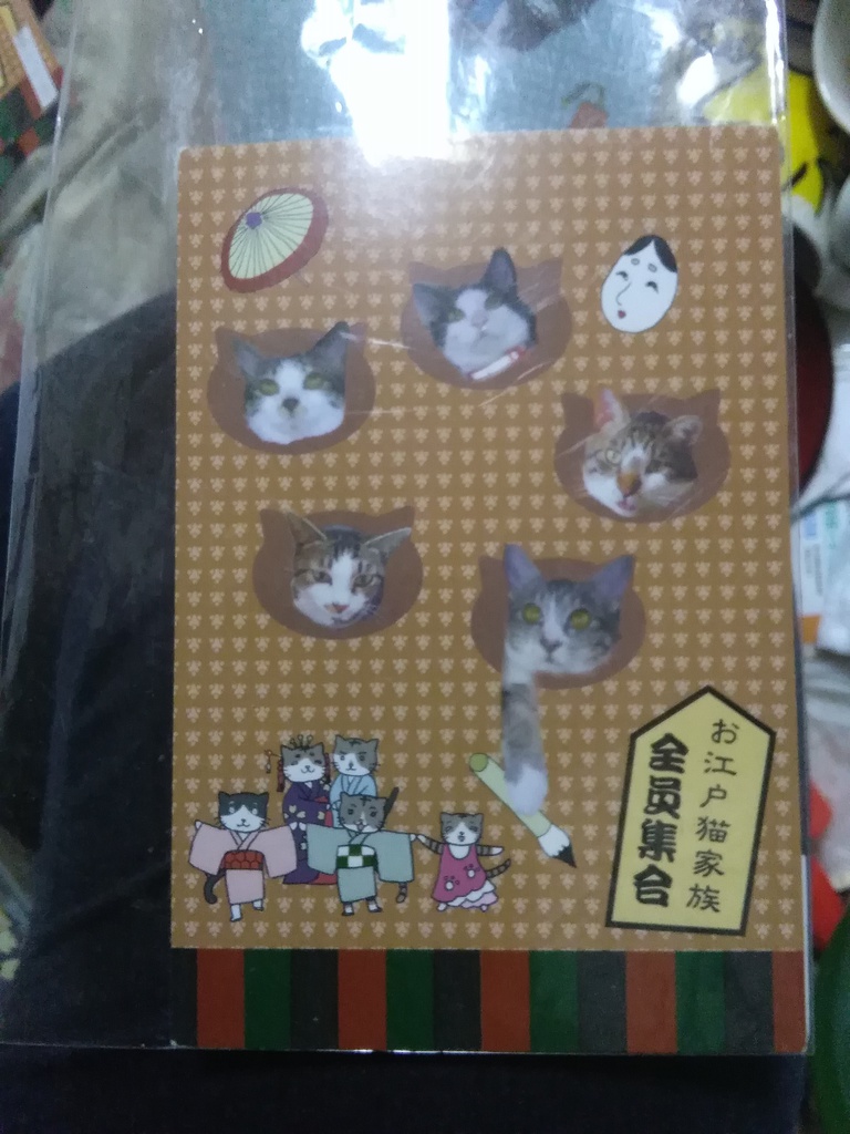 お江戸猫家族はがき全員集合