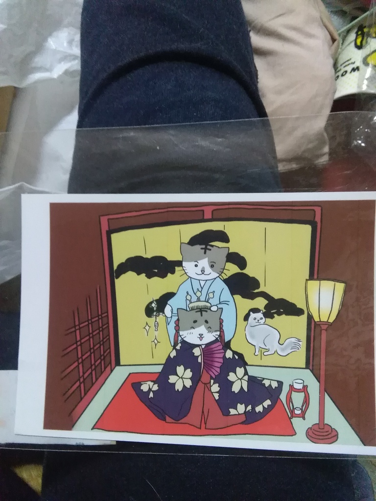 お江戸猫家族小説の中の１場面