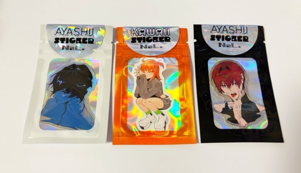 あやしい/かわいいステッカー(アルジュナ/ぐだこ/原田さん)