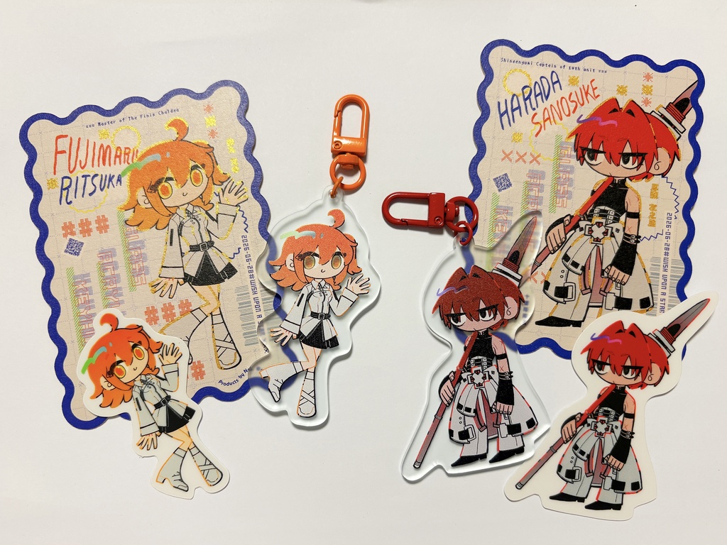 アクリルキーホルダーセット