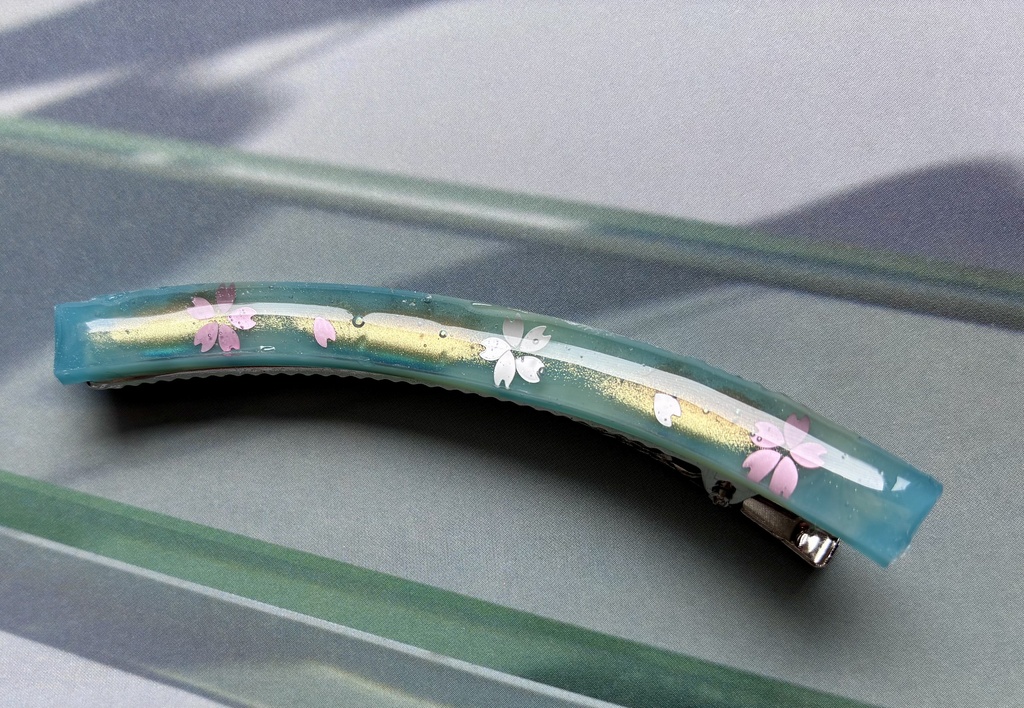 ジヴェルニーの池に舞う桜(クリップ)