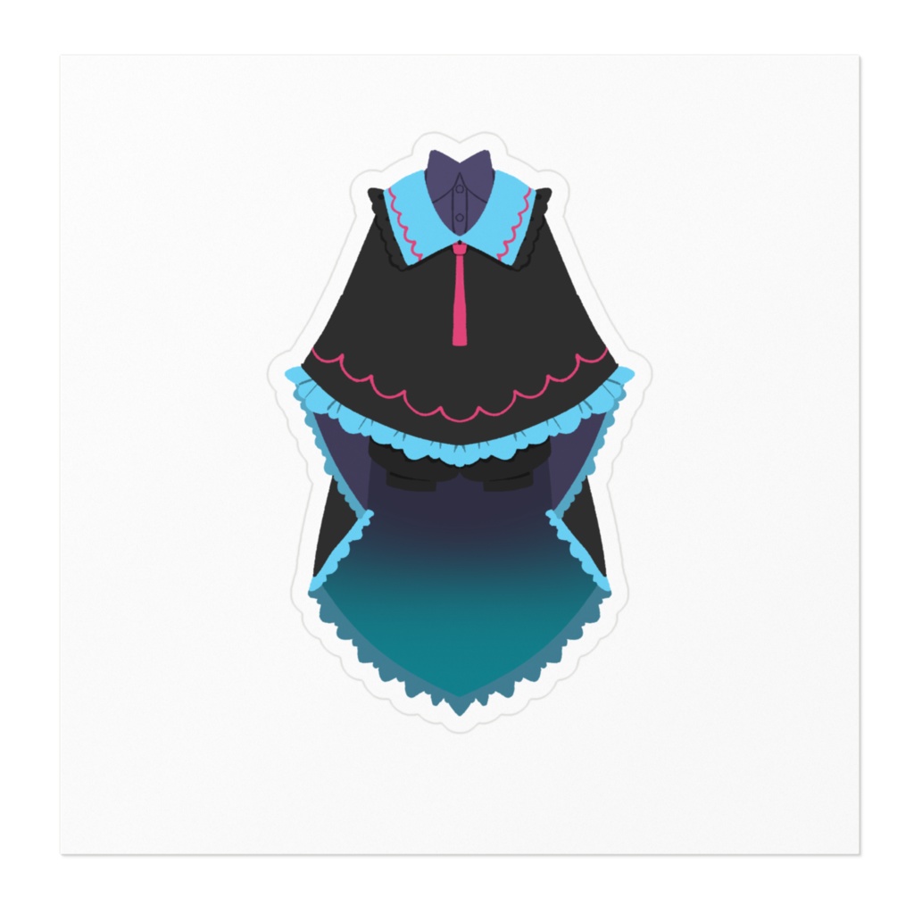 越百アイナ 衣装ステッカー