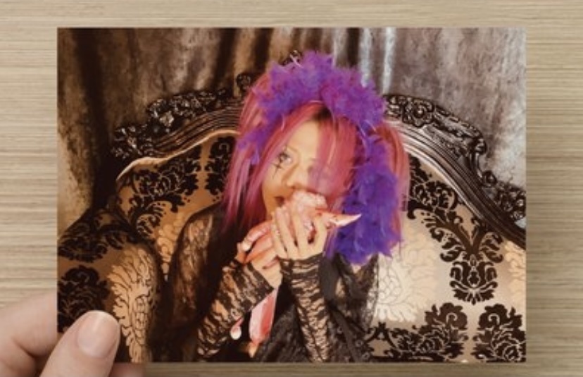 値下げ VIOLET MOON ポストカード ボールペン 缶バッジ セット