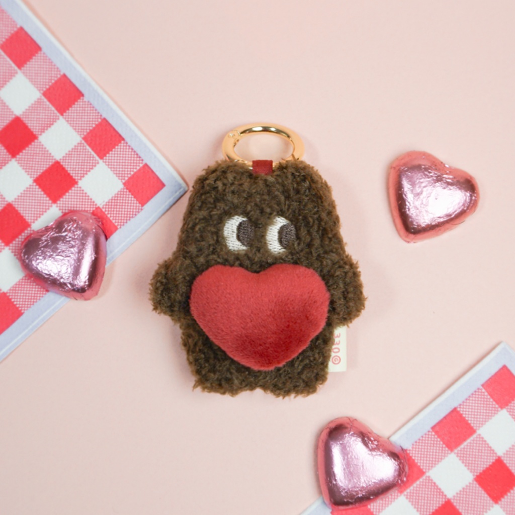 チョコ心臓ちゃんキーホルダー