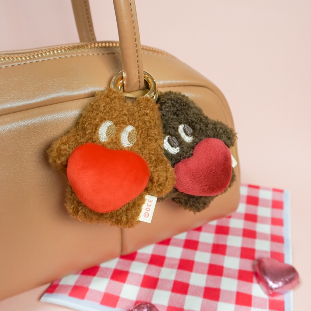 チョコ心臓ちゃんキーホルダー