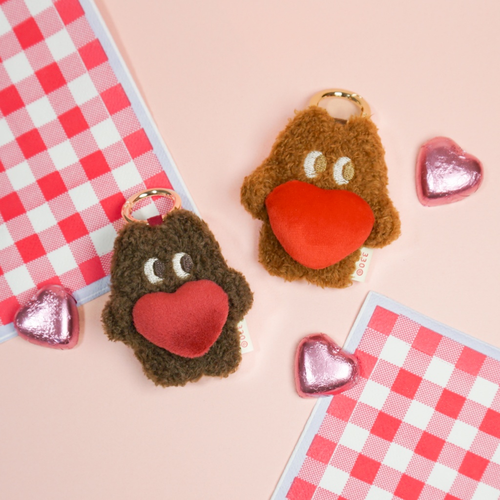 チョコ心臓ちゃんキーホルダー