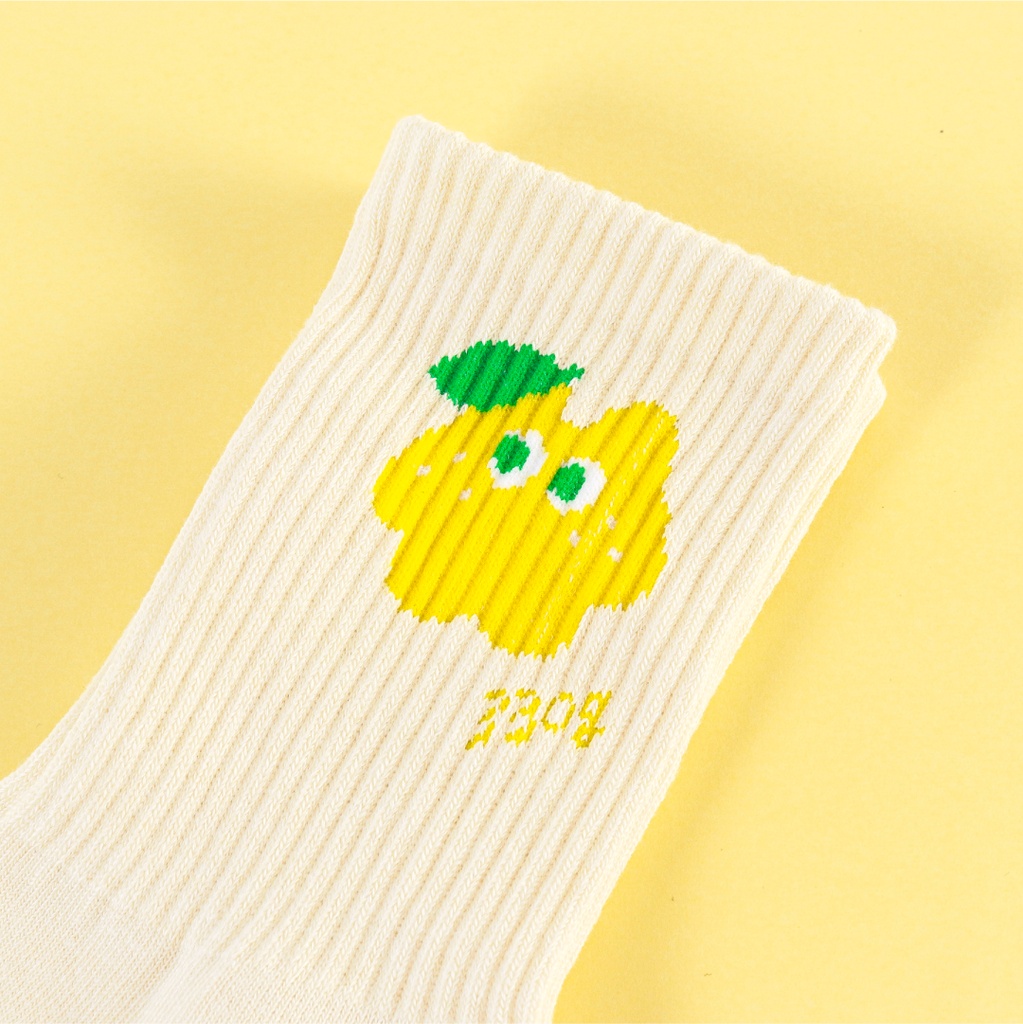 レモン心臓ちゃん靴下