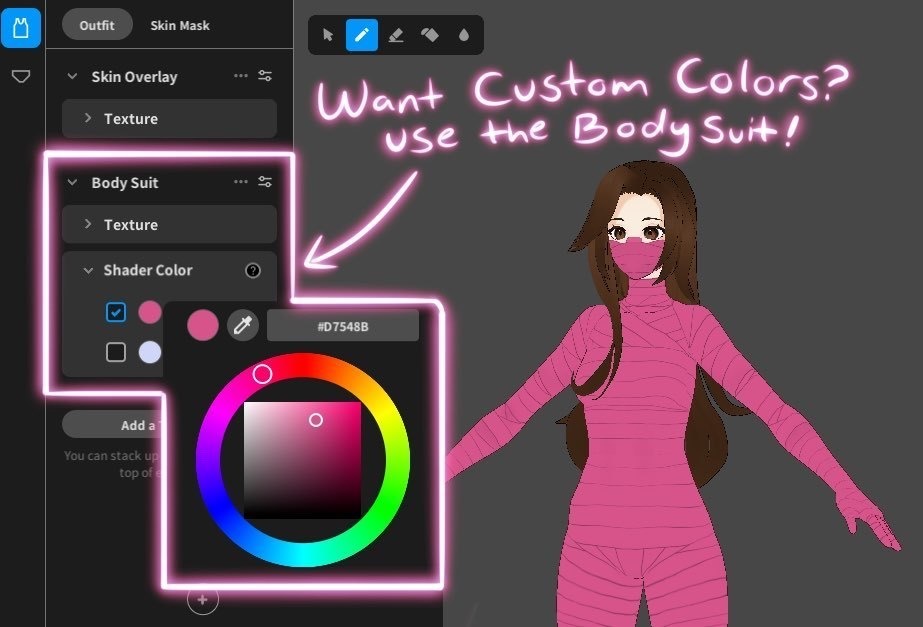 VROID | Bandages (Full Body + Lower Face!)