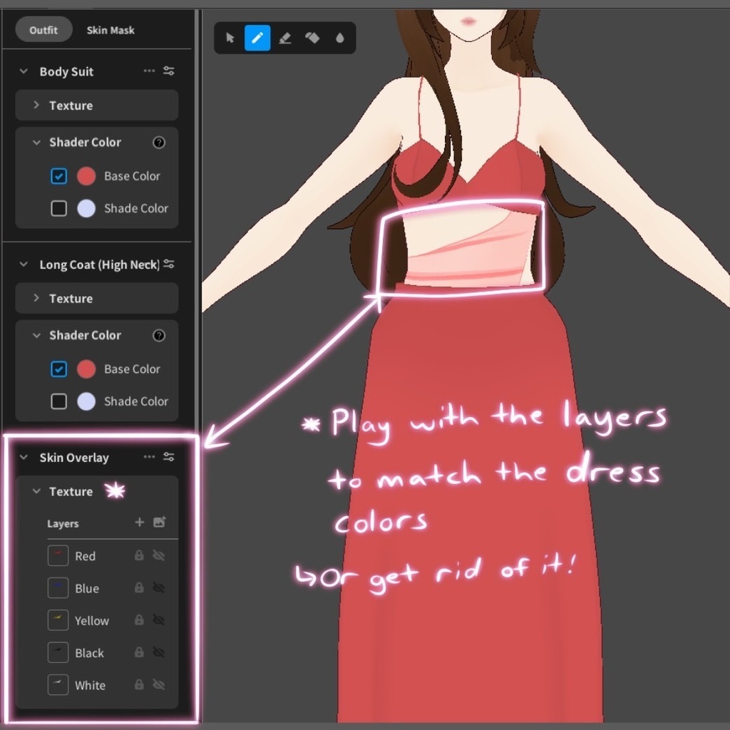 VROID | Summer Dress Set