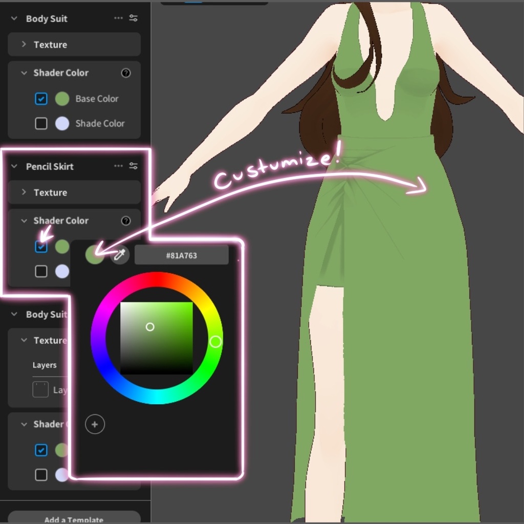 VROID | Summer Dress Set