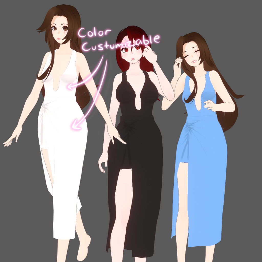 VROID | Summer Dress Set