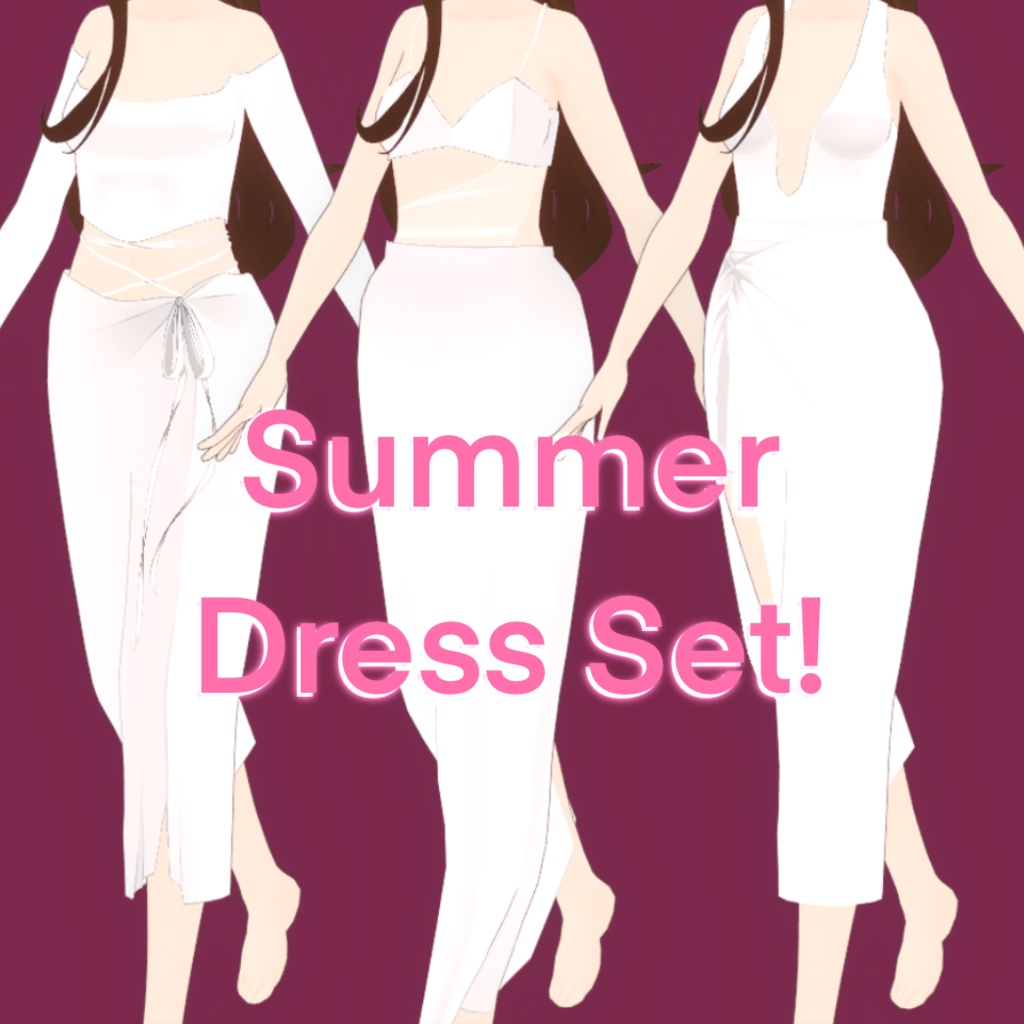 VROID | Summer Dress Set