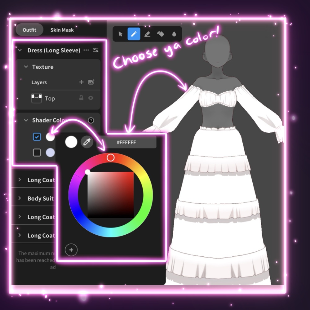 VROID | Frilled Dress